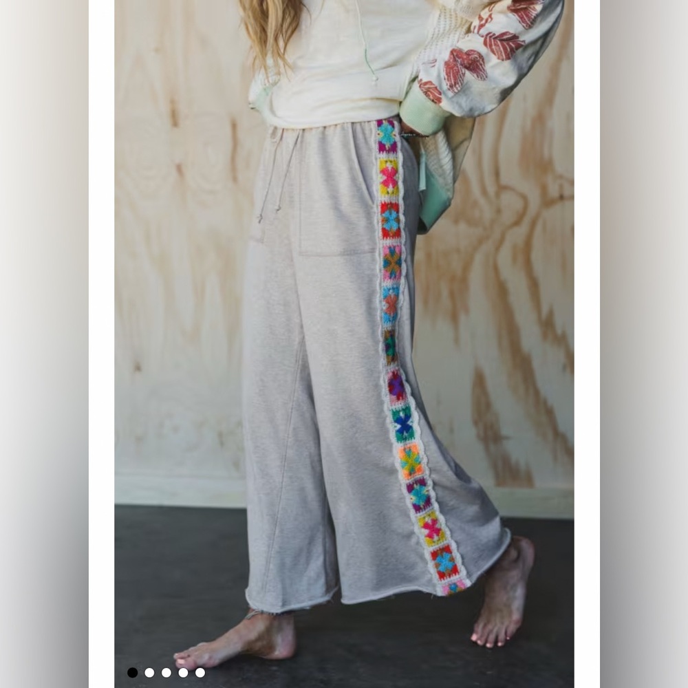 Love Street Crochet Pants NWT